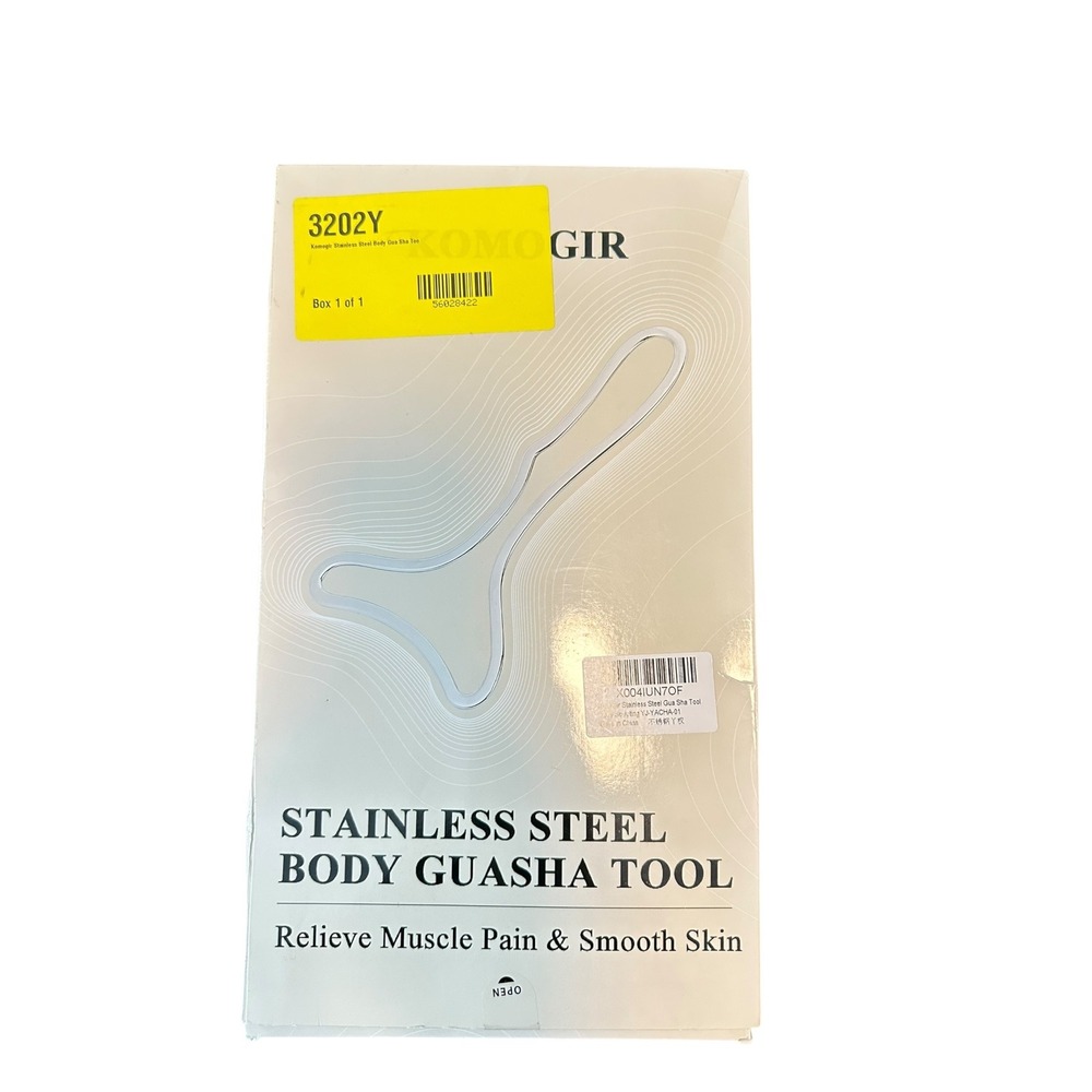 Komogir Stainless Steel Body‎ Guasha Tool Relieve Muscle Pain Smooth Skin